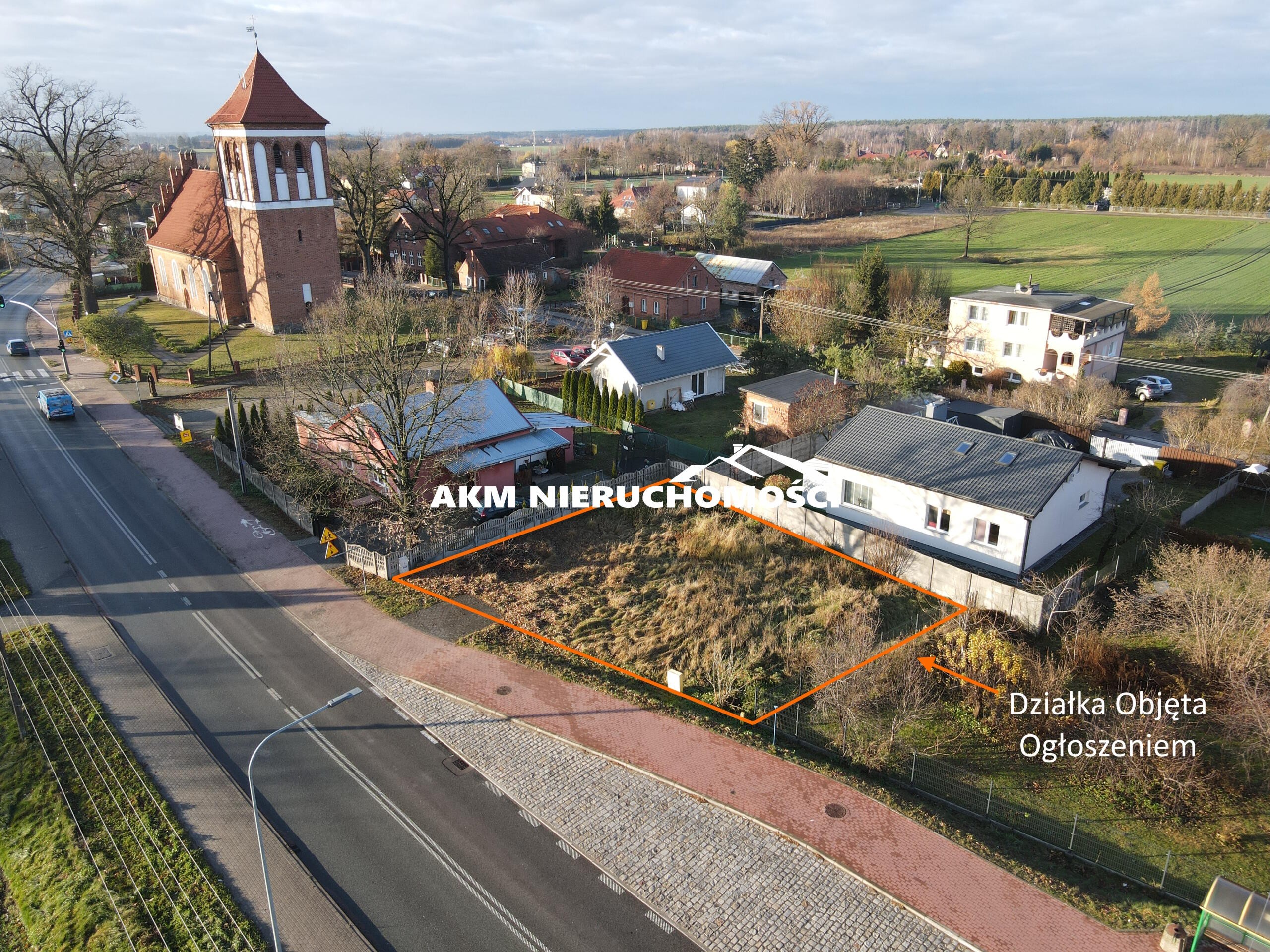 pomorskie, kwidzyński, Działka z pozwoleniem na budowę myjni samochodowej