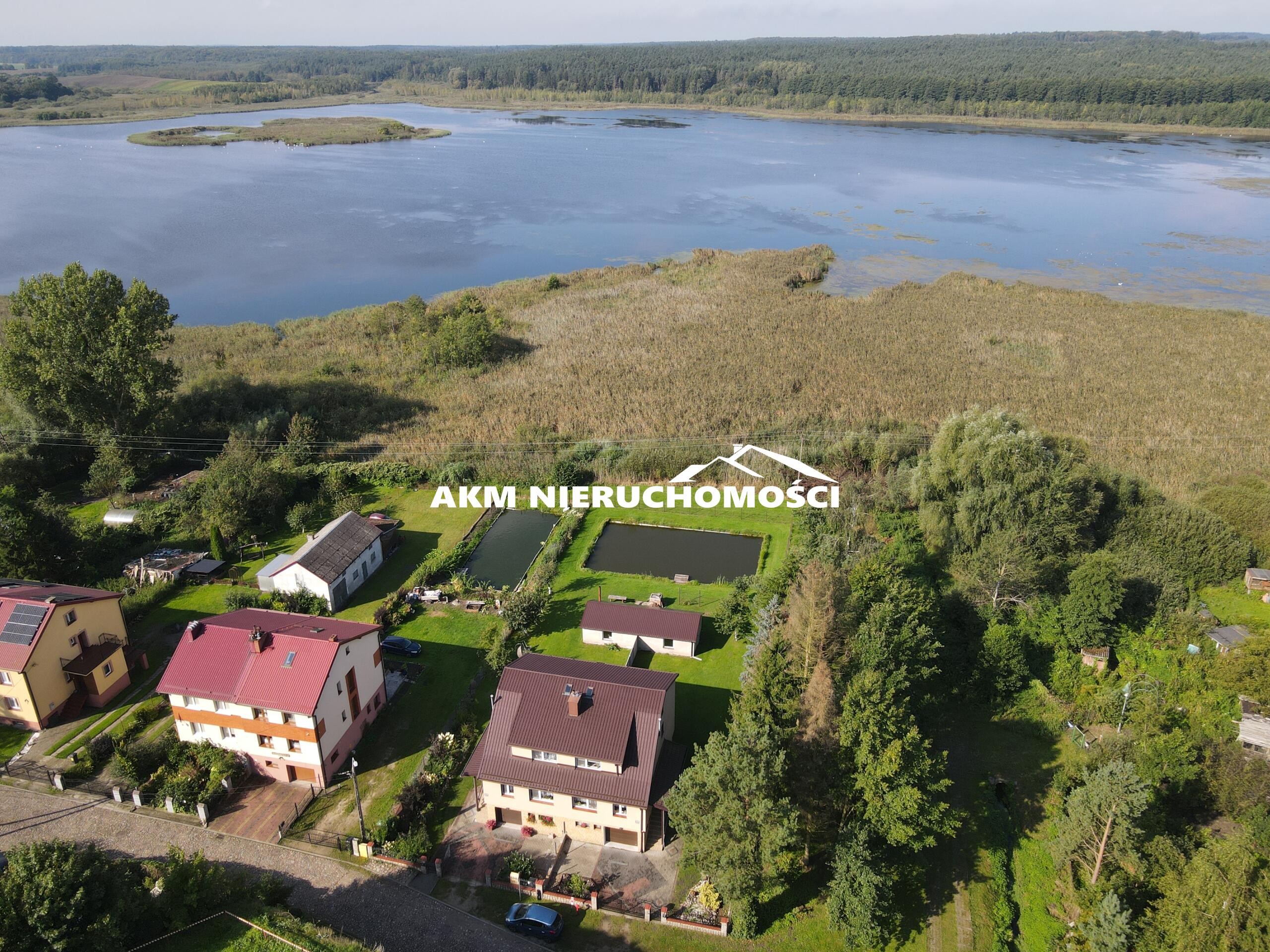 pomorskie, kwidzyński, Dom z pięknym widokiem na Jezioro