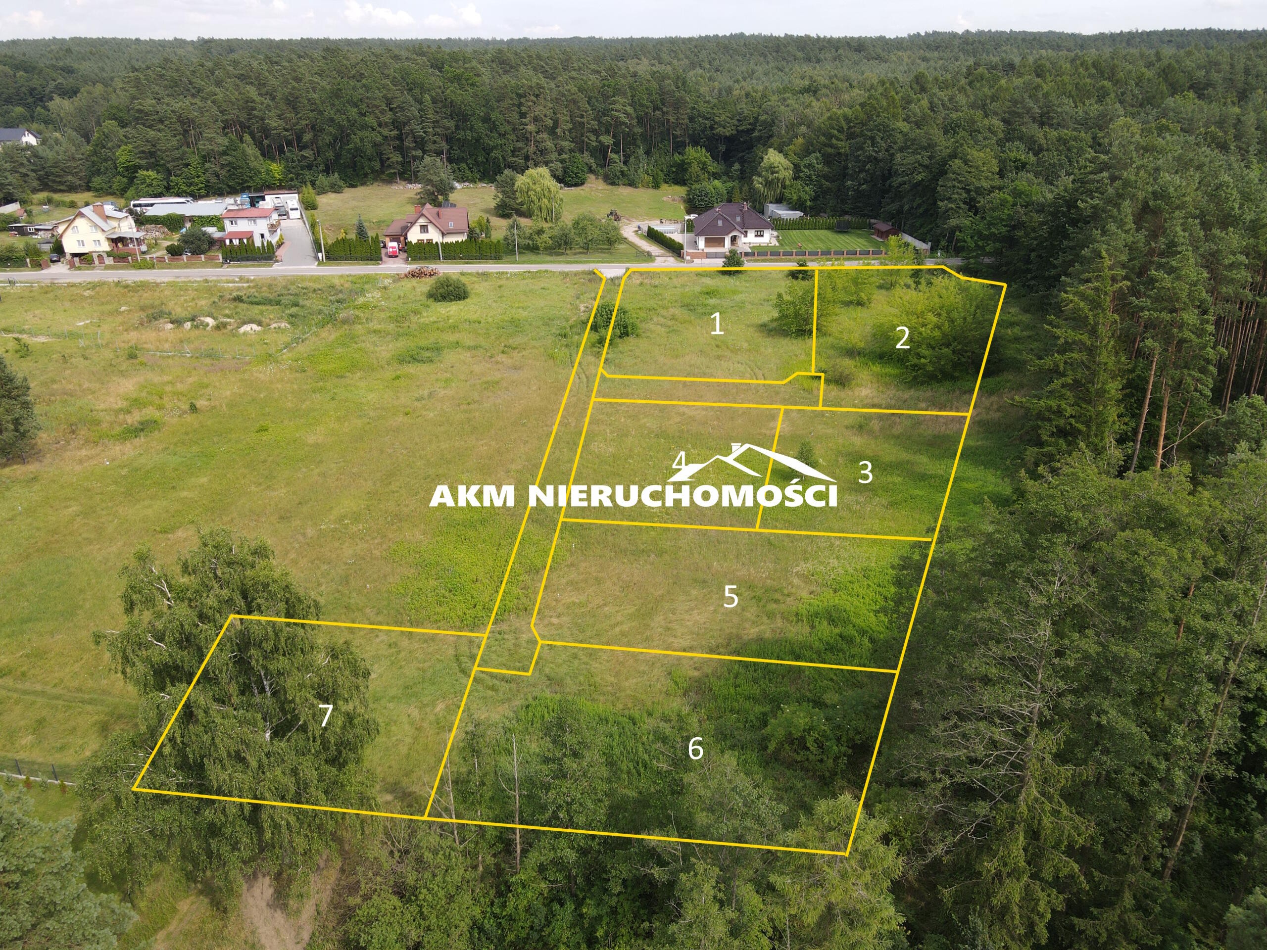 pomorskie, kwidzyński, Działki pod lasem w Ryjewie