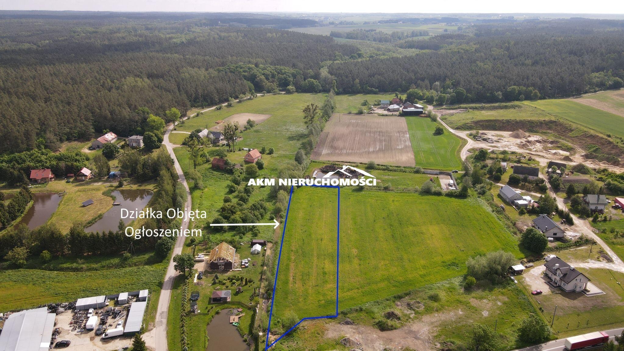 pomorskie, kwidzyński, Działka w Podzamczu