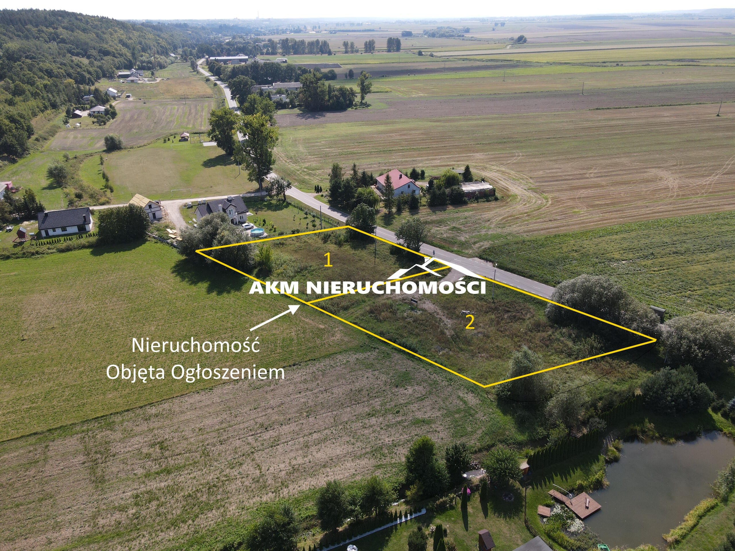 pomorskie, kwidzyński, Działki w Podzamczu pod Kwidzynem